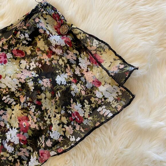 Express Floral Print Off Shoulder Mini Dress XS - Picture 3 of 11